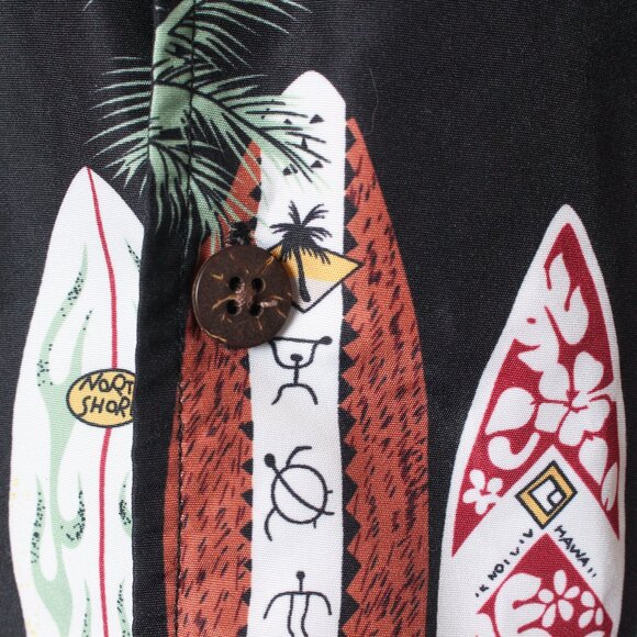 Hawaii Surf Shirt Men Medium Maui Short Sleeve - Picture 8 of 10
